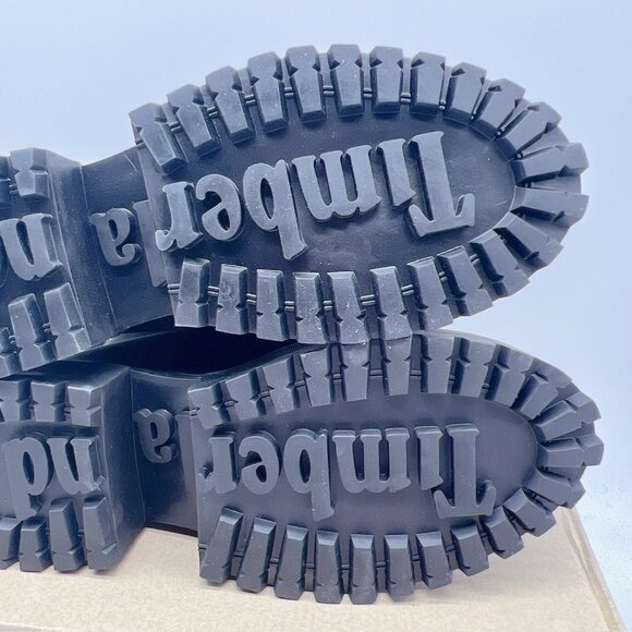 Timberland Sky 6 Inch Platform Lace Up Combat Boots A428J Black Leather US 8.5 - Picture 13 of 14